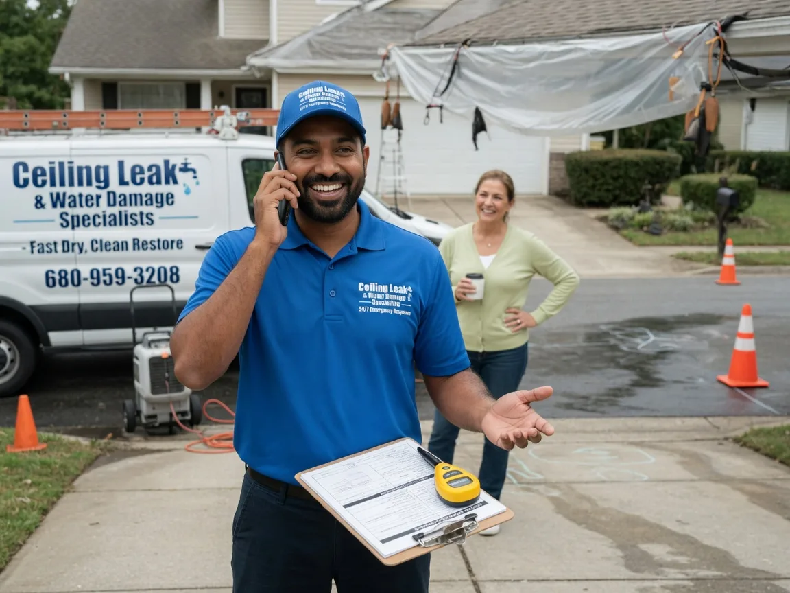 Ceiling Leak Cleanup Glasgow, VA FAQs
